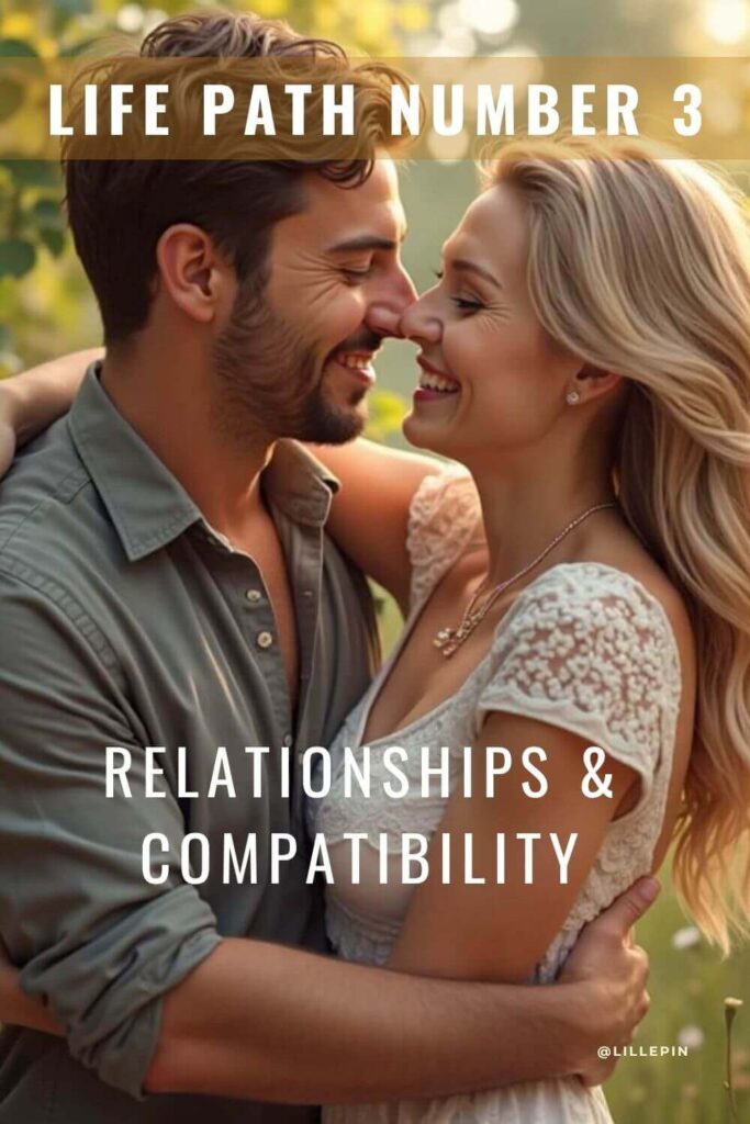 Life Path Number 3, Relationships and compatibility