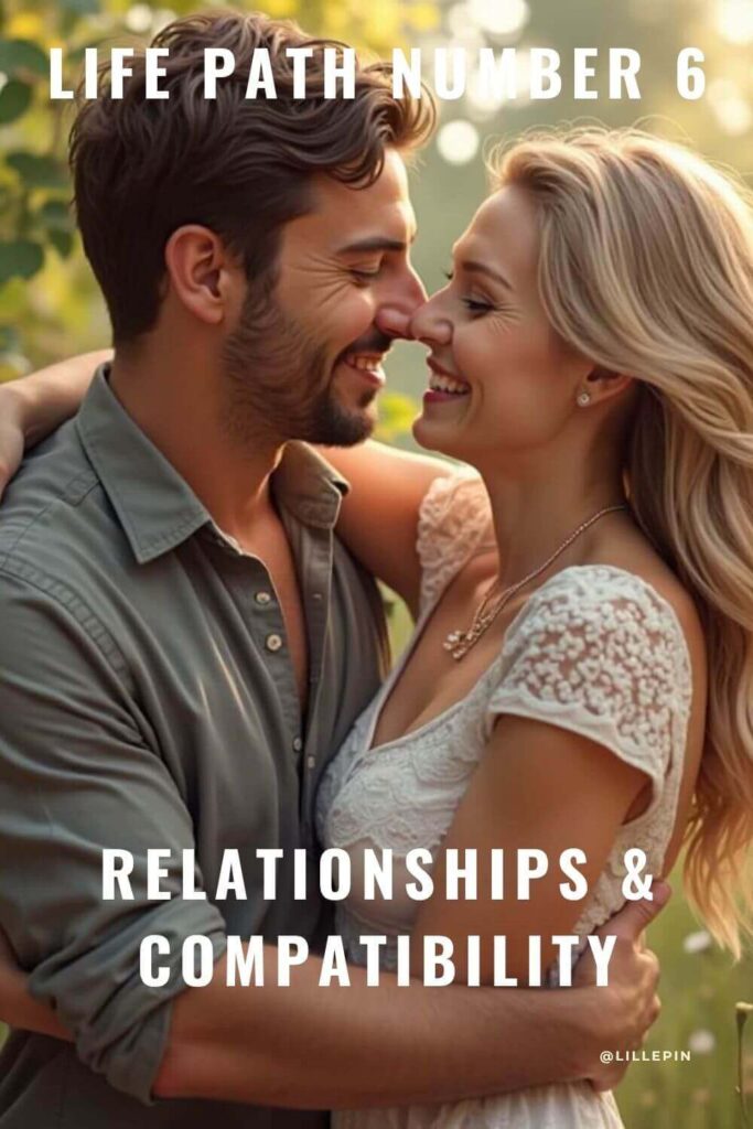 Numerology, Life Path Number 6, Relationships and compatibility