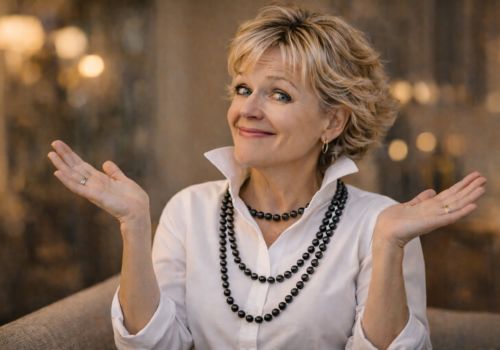 woman smiling and shrugging after understanding her ADHD diagnosis